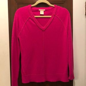Bright pink sweater